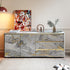 Stickyart Thick Grey Gold Liquid Marble Contact Paper for Cabinets and Drawers Peel and Stick Countertops for Kitchen Waterproof Self Adhesive Marble Contact Paper Marble Wallpaper Removable 12"x160" by Stickyart