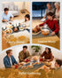3 Plate,Countertop Food Warming Mat - Fast & Full Surface Heating, Silicone Heat Pad with Adjustable Temperature