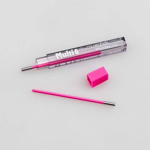 Pentel Arts 8 Colour Pencil Lead Refill, Pink, 24 Pieces of Lead