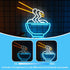 5V Noodle Neon Signs for Wall Decor, Ramen Neon Lights for Bedroom, Neon Business Signs Suitable for Man Cave Bar Pub