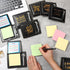 Tenceur 10 Pcs Inspirational Gifts, Bulk Sticky Notes, Motivational Pen Holder with PU Leather Box, Christmas Gifts