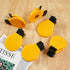 Bulb Refrigerator Magnet Clips Set, Multipurpose Magnet Paper Clips, Set of 6 for Snacks Bag