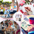 Qilery Employee Appreciation Gifts Set, Mini Notebook, Ballpoint Pen, Leather Bookmark, Thank You Gift for Teacher Staff