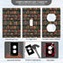 foixnub 1 Duplex Outlets Wall Plate Cover Book Shelf Gang Duplex Receptacle Switch Wall Plate Electrical Faceplate