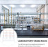 Baluue Laboratory Drying Rack - Test Tube Rack for Glassware Cleaning, Desk Top Lab Supply