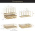Gold Desk Organizer, Gold Office Accessories Set for Women, Includes Detachable File Organizer, Stackable Paper Tray,