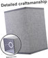 MAGICLULU Linen Lampshade Cover for Floor and Table Lamps Removable Design Soft Lighting for Home Suitable for Bedroom