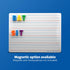Flipside Products 9" x 12" Two-Sided Magnetic Red & Blue Dry Erase Learning Mat, 12 Pack