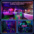 Whaline 6 Colors Neon Gaffer Cloth Tape - Fluorescent UV Blacklight Tape for UV Party (0.6 inch x 16.5 feet)