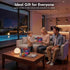 Rossetta Dual Lens Galaxy Projector, Star Projector for Bedroom with White Noise & Bluetooth Speaker, Remote, Timer