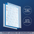 Palace Learning 2 Pack ABC Alphabet & Manuscript Writing Posters, Laminated 18" x 24"