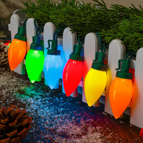 35 C9 HAYATA Music Christmas Lights LED String Light - Fairy Xmas Decor Lighting for Outdoor, Indoor, Patio, Party