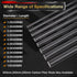 ARRIS 3.0MM Diameter Carbon Fiber Rod 300mm for RC Airplane DIY Craft 1mm 1.5mm 2mm 2.5mm 3mm 4mm 5mm 6mm 7mm 8mm 9mm 10mm Matte Pole 11.81inches 10PCS