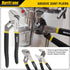 7-Piece Set 8" 8"/6" 7" 6" 6" HURRICANE Pliers Water Pump, Slip Joint, Linesman, Diagonal, & Mini Long Nose, Carbon