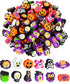 Halloween Erasers Bulk Supplies - 36 Cute Ghost, Pumpkin, Skull Rubber Erasers for Kids