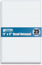Better Office Products Graph Paper Pad, 17" x 11", 25 Sheets, Double Sided Blueprint Paper with Blue Line Border