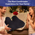 Tailbone Extra Large Seat Cushion for Pain Relief, Ergonomic Office Chair Cushion, Memory Foam Coccyx Cushion, Relief
