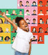 Carson Dellosa Courageous Kids Bulletin Board Set - Periodic Table Featuring 62 Inspiring Kids for Classroom Decor