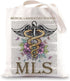 Medical Laboratory Scientist Tote Bag, MLS Gifts for Lab Tech Shoulder Bag