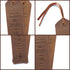 Leather Bible Bookmarks, 2 Inspirational Christian Bookmarks with Psalm 55:22, Perfect Gifts for Readers
