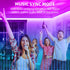 4-PIN 40-Keys 5V/12V/24V 5050 3528 RGBZONE Bluetooth RGB LED Controller, Smart Music LED Strip Lights Controller, IR