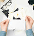 Nihuecne 50 Pack 4" 6" x Graduation Thank You Cards with Self-adhesive Envelopes, Gold Foil and Blank Inside Greeting
