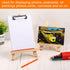 PATIKIL 7.9" Mini Wooden Easel Stand, 2 Pack Triangle Holder for Displaying Photos, Cards, Canvases, Wood Color