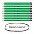 Bic Criterium 550 HB Hexagonal Pencils, Box of 12, Green
