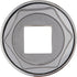 SK Hand Tool 41132 1/2 in. Drive 6 Point Standard Chrome Socket, Cold Forged Steel with SuperKrome Finish