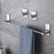 Taozun 16-Inch Towel Bar - Self Adhesive Bathroom Towel Holder with 2