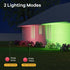 7 IP67, 2 Pack Consciot Solar Color Changing Outdoor Spotlights, Lighting Modes Outside Solar Lights Waterproof