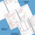 BookFactory Mileage Log Book for Auto Mileage Expense Record, 126 Pages, 5'' X 7'' Wire-O (LOG-126-57CW-A)