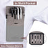 Cacturism Pocket Protector, 4 Pack Premium PU Leather Men Women Pen Holder Pouch Organizer for Shirts, Lab Coats, Pants