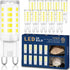 winshine 10 Pack G9 LED Bulb, 6000K Daylight, 4W (40W Halogen Equivalent) for Chandeliers