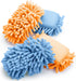 Mr. Pen Microfiber Shag Whiteboard Eraser, 4 Pack, Washable Blue & Orange Dry Erasers for White Boards