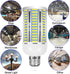 2 Pack 400W Equivalent LED Corn Light Bulb, 6000 Lumen 6000K Daylight, E26/E27 Medium Base for Indoor Garage Warehouse