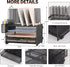 Desk Organizers and Accessories, 3-Tier Paper Organizer with 5 Vertical File Holders, File Organizer for Desk with