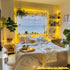 33ft 100 8 JMEXSUSS LED Warm White String Lights for Room Decor, Battery Operated Christmas Lights with Modes Remote