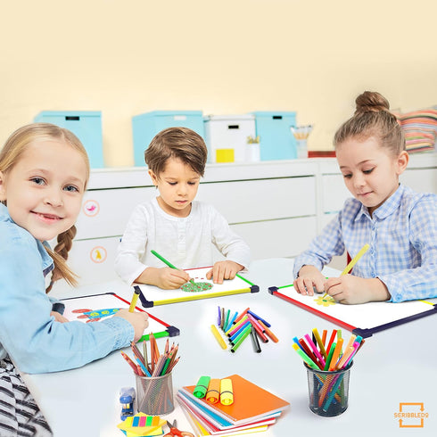 Magnetic Dry Erase Board for Kids, Whiteboard 9” x 12”, Includes White Board for Writing Learning & Drawing Art