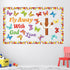 Jesus Bulletin Board Decorations - Christian Religious Set with Fly Away with God Cross Cutouts
