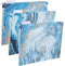 Y YOMA 6 Pack Decorative Hanging File Folders, Letter Size, Marble Design, Pretty File Folder Organizer
