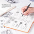 Nicpro 0.9 Metal Mechanical Pencil Set with Case, 3PCS Black Drafting Pencil, 8 Tubes HB Lead Refills, 3PCS Erasers