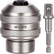 Topec Tap Socket Set, 2-Piece 1/2"DR x M13~M19 Adjustable Tap Chuck Tool with Adapter