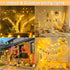132FT 400 8 LED Christmas Lights Outdoor, Modes Clear Wire Christmas String Lights Indoor, Plug in Twinkle Fairy Light
