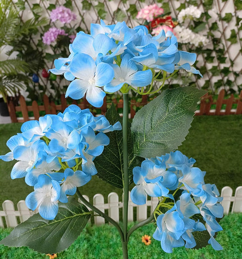 Generic Ip55 Solar Stake Lights Waterproof, Solar Lights Outdoor with Three Blue Flowers, Solars Garden Light Outdoor