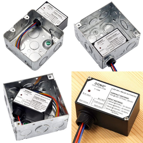 SPDT 10Amp Power Relay Module, Pre-Wired Plastic Enclosure (AC/DC 24V)