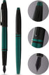 Cross Calais Fountain Pen, Matte Green and Black Lacquer Finish
