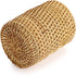 BTSKY Handmade Rattan Pen Cup, Multi-Functional Woven Basket, Desk Pencil Holders, Makeup Brush Holder, Office & Home