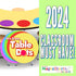 Table Dots Dry Erase Circles, 20 Pack for Classroom Teachers, 12" PVC, 5 Colorful Stickers, Removable Desktop Whiteboard