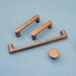 4" (4" Walnut Wood Drawer Pulls Handle Modern Dresser Knob Kitchen Cabinet Pulls Handles Furniture Handles Hole